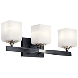 Marette Vanity Light Black 3 Light