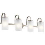 Kennewick Vanity Light Brushed Nickel 4 Light