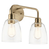 Meller Vanity Light Champagne Bronze 2 Light