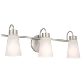 Erma Vanity Light Brushed Nickel 3 Light
