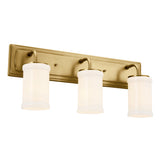 Vetivene Vanity Light Natural Brass 3 Light