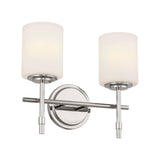 Ali Vanity Light Polished Nickel 2 Light