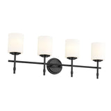Ali Vanity Light Black 4 Light