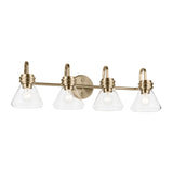 Farum Vanity Cone Light Champagne Bronze 4 Light