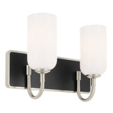 Solia Vanity Light Brushed Nickel 2 Light