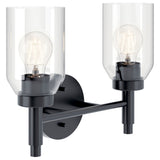 Madden Vanity Light Black 2 Light