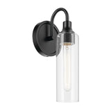 Kavi Cylinder Wall Sconce Black