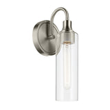 Kavi Wall Cylinder Sconce Brushed Nickel