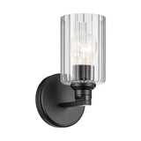 Gioe Cylinder Wall Sconce Black