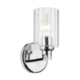 Gioe Cylinder Wall Sconce Chrome
