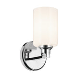 Gioe Wall Cylinder Sconce Chrome