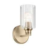 Gioe Cylinder Wall Sconce Champagne Bronze
