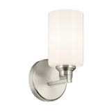 Gioe Wall Cylinder Sconce Brushed Nickel