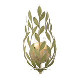Broche 8.25'' Champagne Green Tea Sconce by Crystorama