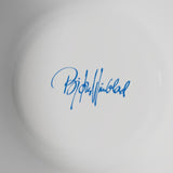 Bjørn Wiinblad Dora Bowl, Blue, Ø: 3.7" By Bjorn Wiinblad