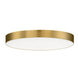 Trim Round Flush Mount Satin Brass by Maxim Lighting