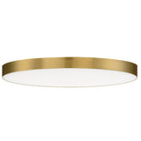 Trim Round Flush Mount Satin Brass by Maxim Lighting