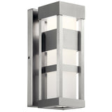 Ryler Outdoor Wall Light Brushed Aluminum 4.75 Inch
