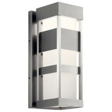Ryler Outdoor Wall Light Brushed Aluminum 7 Inch