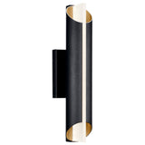 Astalis Outdoor Wall Light Textured Black 20.75 Inch