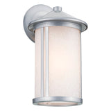 Lombard Outdoor Wall Light Brushed Aluminum 7 Inch