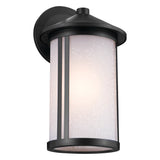 Lombard Outdoor Wall Light Black 9 Inch