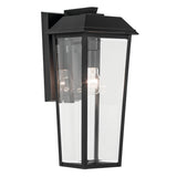Mathus Outdoor Wall Light Textured Black 8 Inch