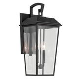 Mathus Outdoor Wall Light Textured Black 10.75 Inch