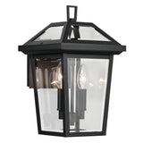 Regence Outdoor Wall Light Textured Black 14 Inch