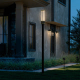 Camillo Outdoor Post Lantern Light lifestyle 3
