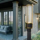 Camillo Outdoor Post Lantern Light lifestyle 1