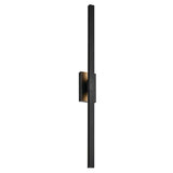 Nocar Rectangle Outdoor Wall Light Textured Black 48 Inch