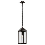 Prin Outdoor Hanging Rectangle Hanging Light Olde Bronze