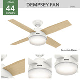 Dempsey Smart Fan with LED Light