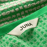JUNA Check Towels, Green/Sand By JUNA