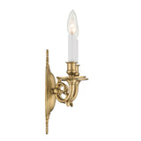Milford 9.5'' Aged Brass Sconce by Crystorama