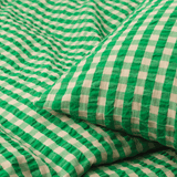 JUNA Bæk&Bølge Duvet Cover Set, Green/Sand By JUNA