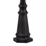 6.5ft Post with Cast Aluminum Base 6.5' Surface Mount Post