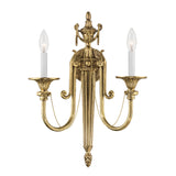 Langley 15'' Olde Brass Sconce by Crystorama