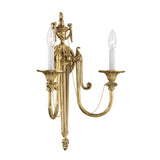 Langley 15'' Olde Brass Sconce by Crystorama