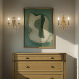 Langley 15'' Olde Brass Sconce by Crystorama