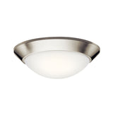 Ceiling Space Ceiling Flush Light Brushed Nickel 16.5 Inch