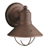 Seaside Cone Outdoor Wall Light Olde Bronze