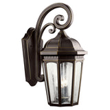 Courtyard Outdoor Wall Light Rubbed Bronze 10.5 Inch