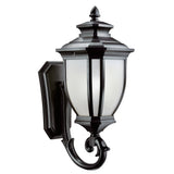 Salisbury Outdoor Wall Light Black 24.25 Inch