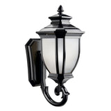 Salisbury Outdoor Wall Light Black 29.25 Inch