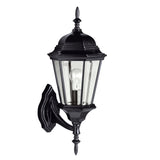 Madison Outdoor Wall Light Black 20 Inch