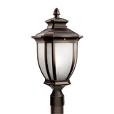 Salisbury Outdoor Post Lantern Light Rubbed Bronze