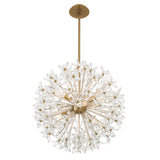 Adley 23.75'' Aged Brass Chandelier by Crystorama