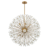 Adley 34'' Aged Brass Chandelier by Crystorama